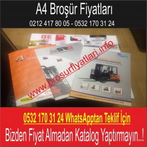 a4 broşür fiyatları