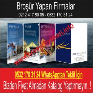 broşür yapan firmalar